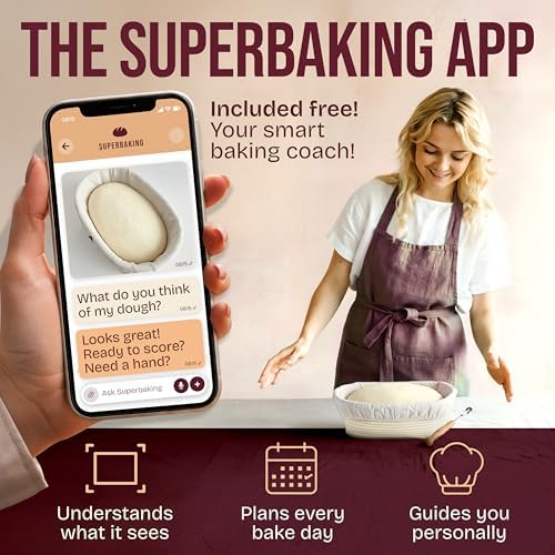 Superbaking Banneton Bread Proofing Basket, Sourdough Kit - Image 3