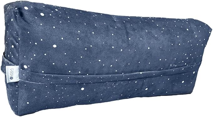 YOGA DESIGN LAB | The Yoga Bolster | Comfortable, Supportive Eco-Friendly Luxury Yoga Cushion | Recycled Plastic Bottle Microfiber | Natural Cotton, Foam Filling (Celestial)