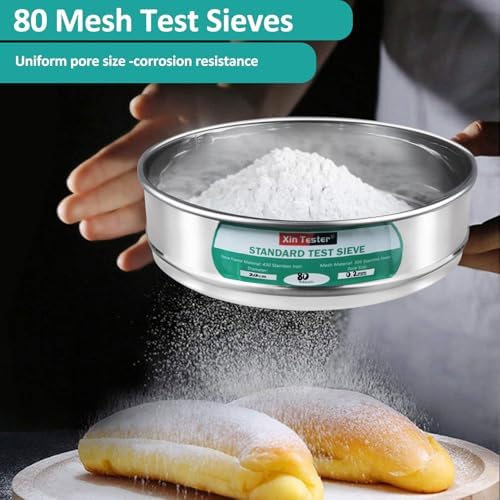 80 mesh Standard Mesh Lab Sieves Laboratory Sample Test Analysis Sieve - Image 3