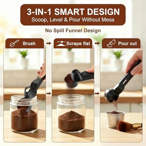 2 Pack 2-in-1 Coffee Scoop - Image 3