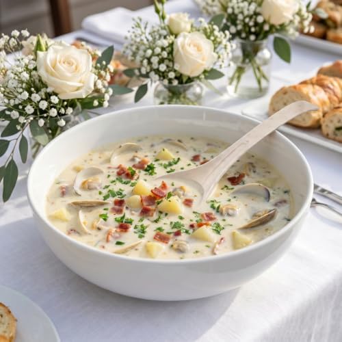 25Pcs Disposable Solid Serving Spoons, 8 Inch Sturdy Food-Grade Serving Spoons - Image 3