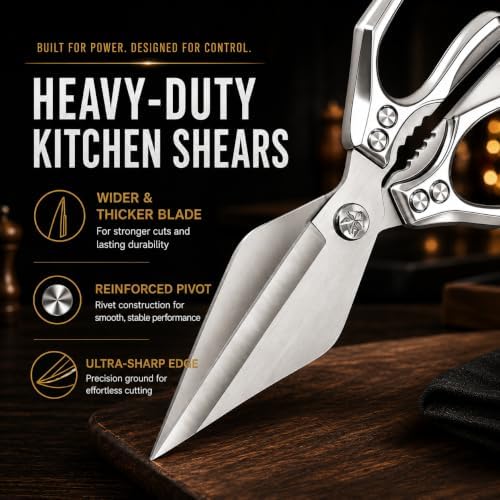 Multifunctional Heavy Duty Kitchen Shears, Kitchen Shears - Image 3