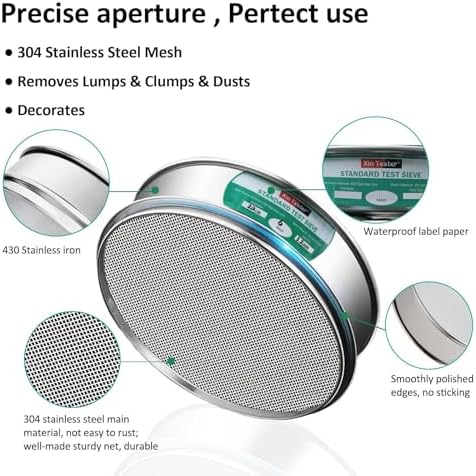 6 mesh Standard Mesh Lab Sieves Laboratory Sample Test Analysis Sieve - Image 4