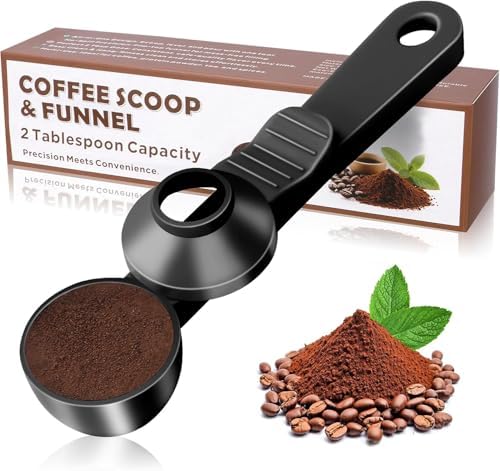 2-in-1 Coffee Scoop with Funnel, 2 Tbsp Measuring Spoon by Unknown