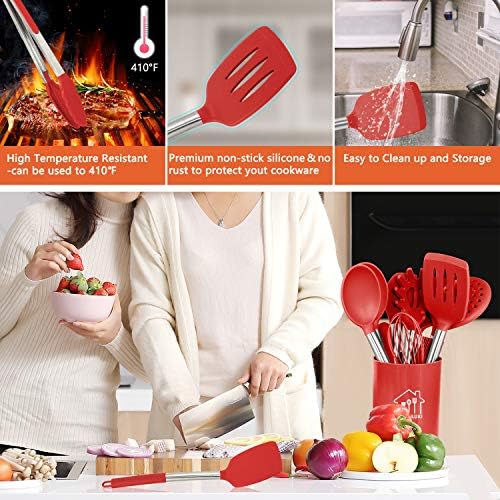 26 Pcs Kitchen Silicone Cooking Utensils Set - Image 3