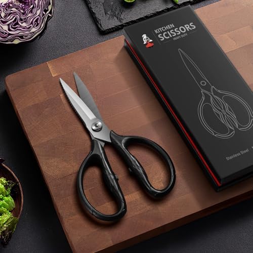 SHAN ZU 8.4" Titanium Heavy Duty Kitchen Scissors - Image 6