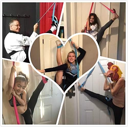 Leg Stretcher, Door Flexibility & Stretching Leg Strap - Great for Ballet Cheer Dance Gymnastics or Any Sport Leg Stretcher Door Flexibility Trainer Premium Stretching Equipment