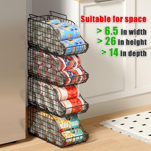 Sonyabecca 6 Pack Stackable Can Organizer - Image 6