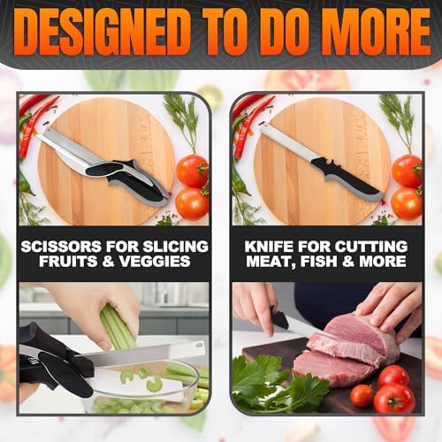 9.6" Cutting Board Scissors for Food - Image 6