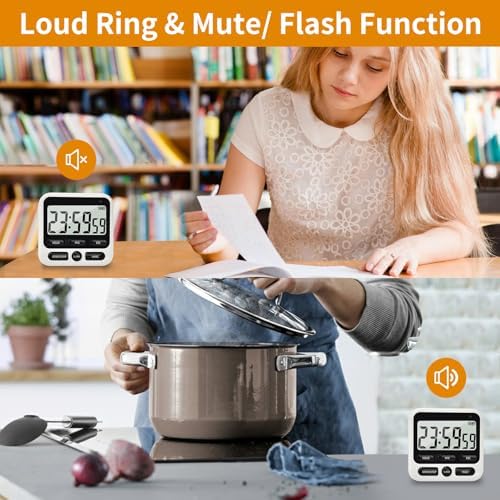 2Pack Digital Kitchen Timer 24 Hour - Image 5