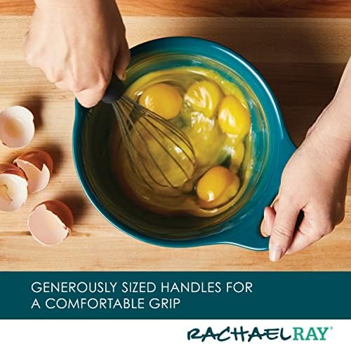 Rachael Ray Ceramics Nesting Mixing Bowl Set - Image 3