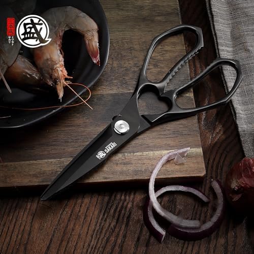 MITSUMOTO SAKARI 8" Kitchen Scissors & Poultry Shears, Detachable - Image 4