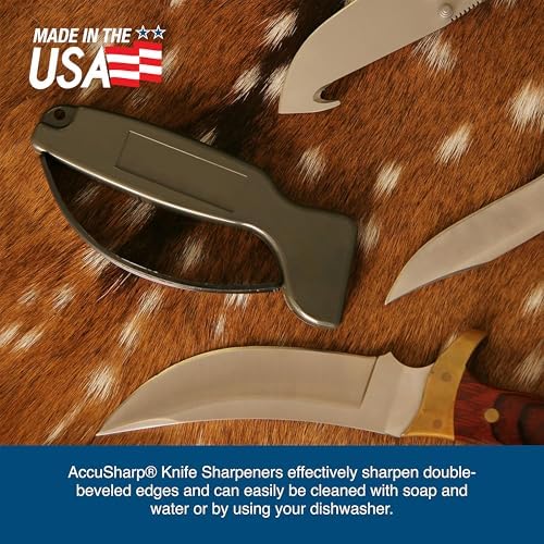 AccuSharp Knife Sharpener, Ergonomic Comfortable Handle, Compact & Easy to Use - Image 6