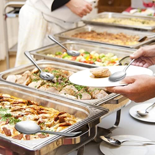 24 PCS Serving Spoons Set, 8.7 Inch Serving Spoon, Slotted Spoons - Image 5