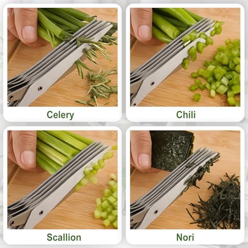 Remerry 5 Blades Herb Scissors - Image 5