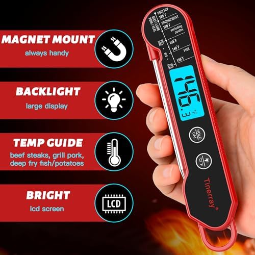 Professional Digital Meat Thermometer Instant Read Waterproof – Folding Probe - Image 5