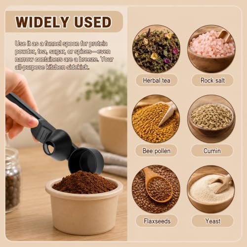 2PCS Scoop Funnel Set, Coffee Scoop and Funnel - Image 5