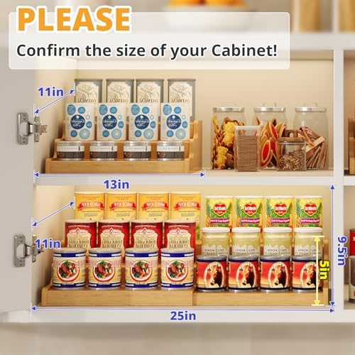 Expandable Bamboo Can Display Organizer - Image 3