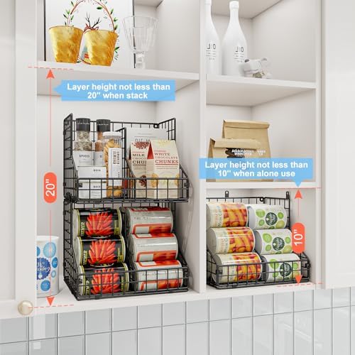 Stackable Can Organizer for Pantry - Image 2