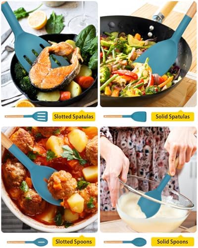 BUNDLEPRO Silicone Cooking Utensils Set - Image 5