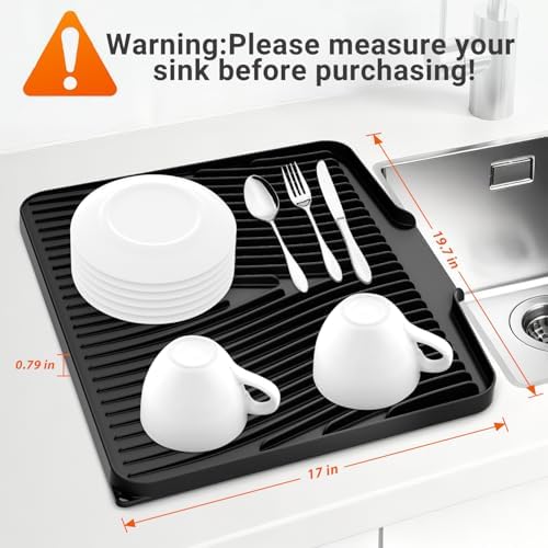 Silicone Dish Drying Mat for Kitchen counter - Image 2