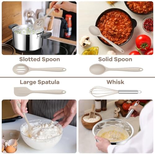 TeamFar Silicone Cooking Utensils Set - Image 5