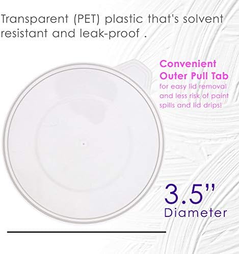 Pouring Masters 12-Pack Mixing Cup Lids - Image 3