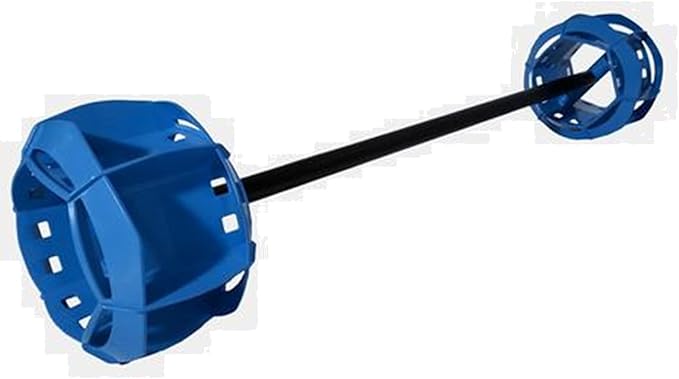 Aquatic Barbell - Blue (ASBBB) - Functional Pool Exercise Equipment | Water Weights | Includes Online Link to Access Barbell 360 Workout Program