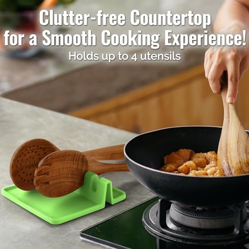 Zulay Kitchen Silicone Utensil Rest - Image 3