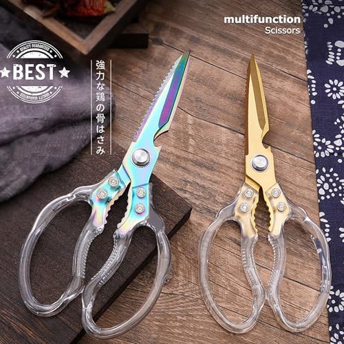 Heavy Duty Sharp Kitchen Scissors, Dishwasher Safe, Cooking Shears - Image 5
