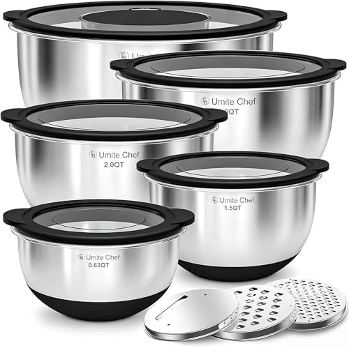Mixing Bowls with Lids Set by UmiteChef