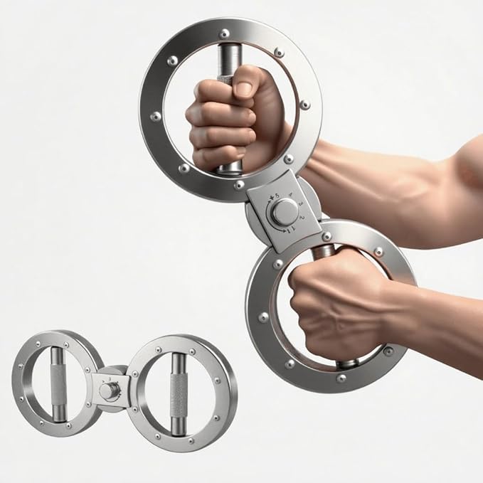 Burn Machine - Rotator Machine Arm Workout - 8-15 Lbs Adjustable Forearm Strength Trainer with 360° Rotation for Home Gym | Upper Body Strength Training Equipment | Arm Workout Equipment for Fitness