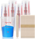 100 Pack Plastic Mixing Cups, 20 oz Measuring Cups by Lilymicky