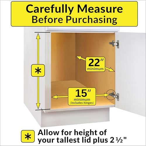 LYNK PROFESSIONAL® Pull Out Pot and Pan Lid Organizer Inside Cabinet - Image 4
