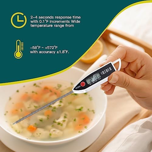 Copkim 6 Set Digital Food Thermometer Long Probe Instant - Image 6