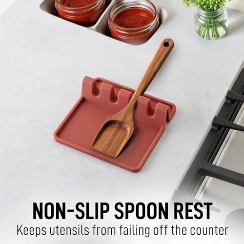 Zulay Kitchen Silicone Utensil Rest - Image 4