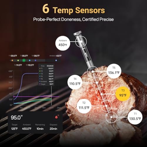 Typhur Sync Gold Gen2 Sub-1G Wireless Meat Thermometer - Image 4