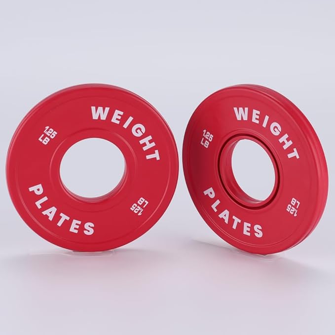 2 in Change Plates 1.25LB Pairs 2.5LB Pairs 5LB Pairs 10LB Pairs 17.5 LB 37.5 LB Set Fractional Weight Plates Set,Bumper plates for Gym Home,Rubber Coating & Steel