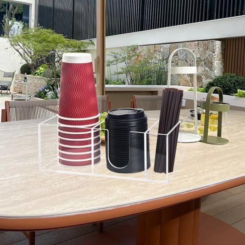 Coffee Cup Holder for Countertop, Acrylic Coffee Station Organizer - Image 7