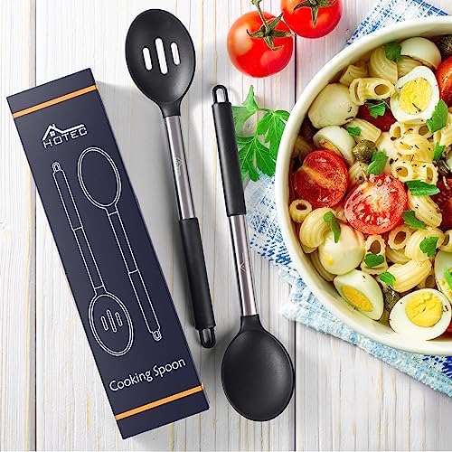 HOTEC 2-Pack Large Silicone Cooking Spoon - Image 7