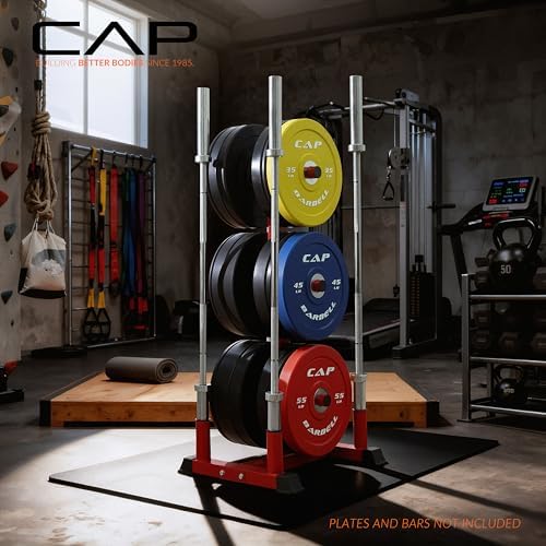CAP Olympic Bumper Plate Tree Rack - Image 5