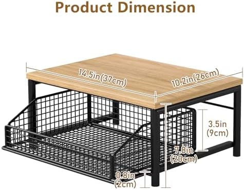 Coffee Pod Drawer, Counter Coffee Bar Organizer - Image 3