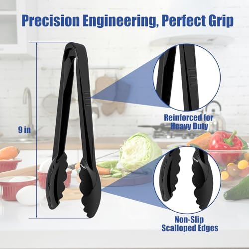 20 PCS Plastic Serving Tongs - Image 2