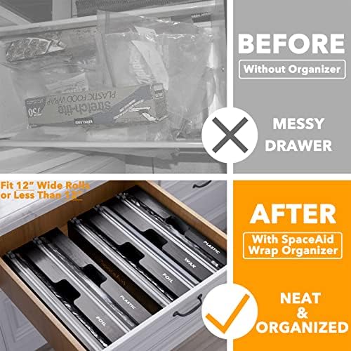 SpaceAid WrapNeat 3 in 1 Wrap Organizer - Image 2