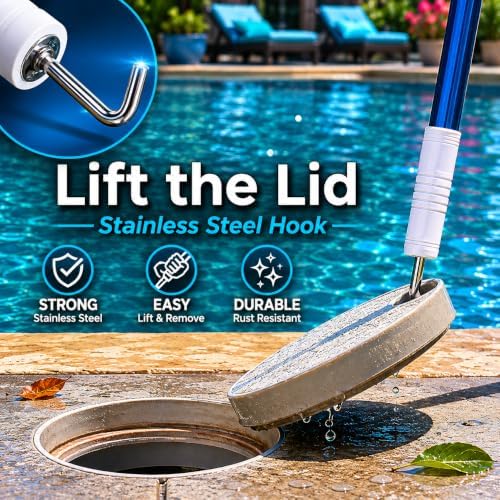 The Skimmie Pool Skimmer Net & Pole 53" - Image 3