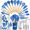 Kaluns 50 PCS Silicone Kitchen Utensils Set Complete Kitchen Set by Kaluns%C2%AE