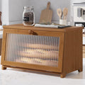 Kitsure Wooden Bread Box for Kitchen Countertop by Kitsure