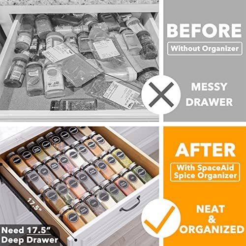 SpaceAid Spice Drawer Organizer - Image 2