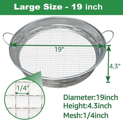 19'' Extra Large Soil Sifter - Image 2