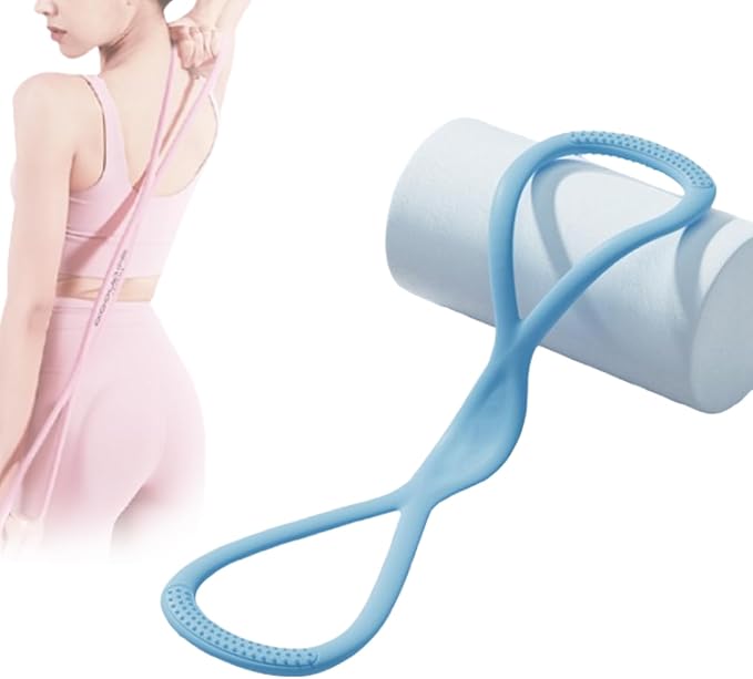 Luminousdo Resistance Bands,2025 New Upgraded Figure 8 Resistance Band for Working Out,High Elasticity Stretch Arm Rope for Yoga,Chest Expander Strap with Handles for Women Men